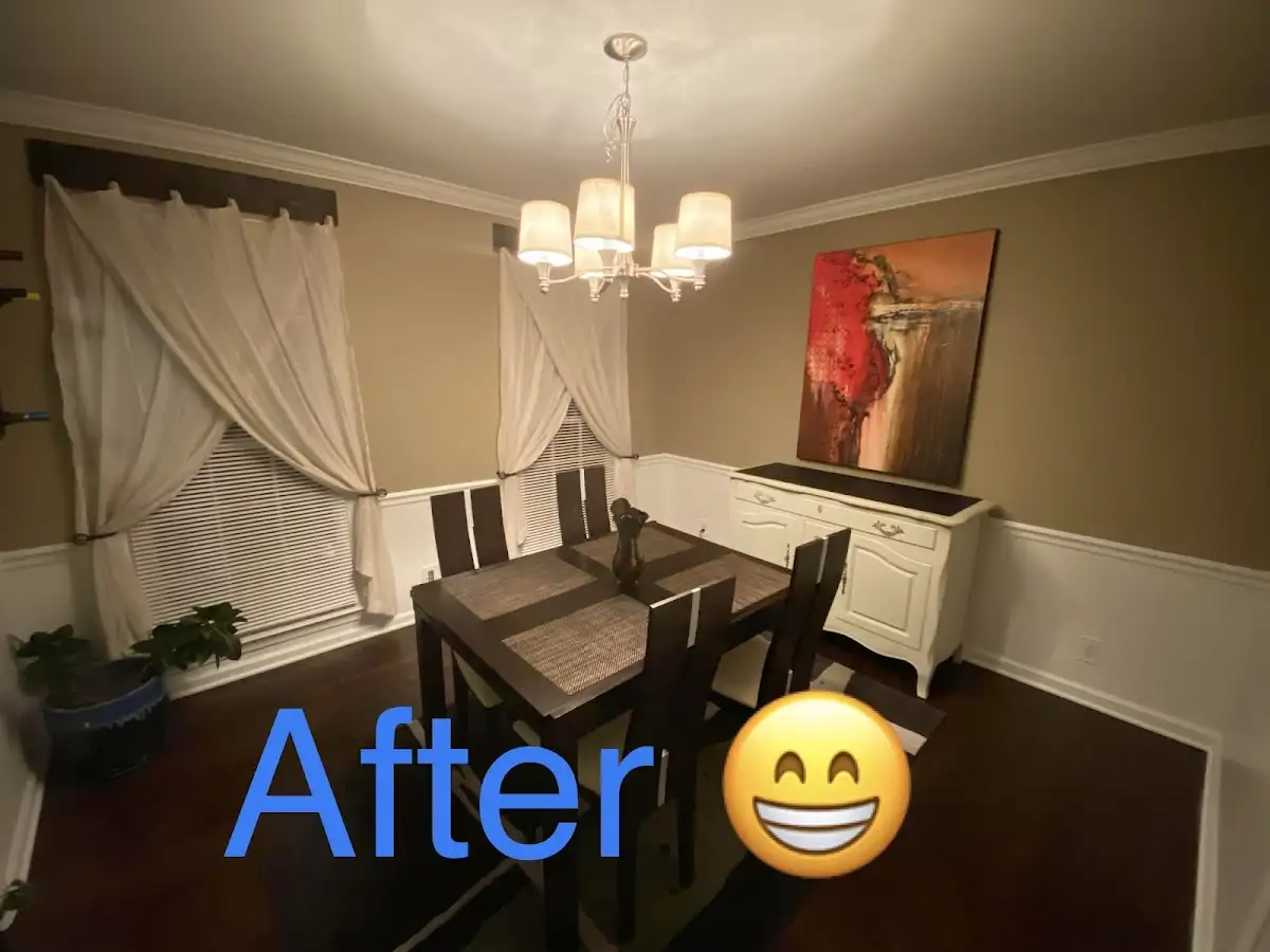 Professional dining room restoration after water damage in Madeira