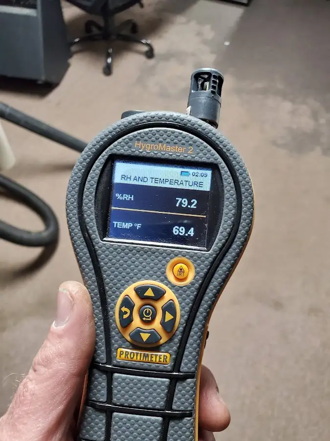 Moisture meter humidity assessment for Fire & Smoke Damage Restoration in Madeira